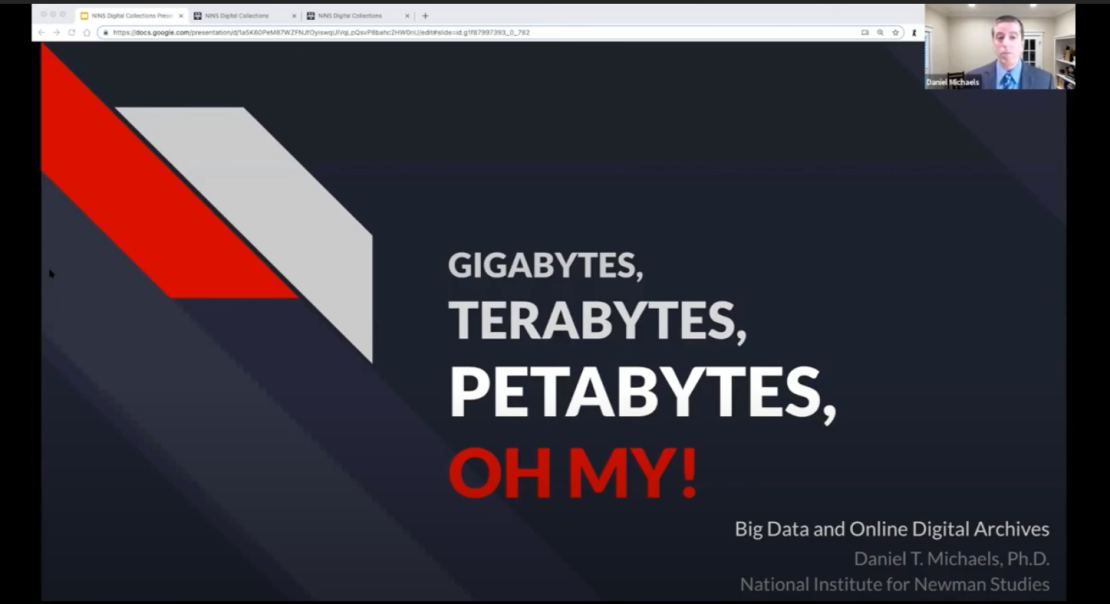 Gigabytes, Terabytes, Petabytes, Oh My! A Presentation by Dr. Daniel T. Michaels