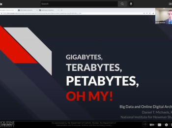 Gigabytes, Terabytes, Petabytes, Oh My! A Presentation by Dr. Daniel T. Michaels